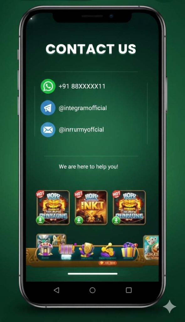 contact us image inr rummy game